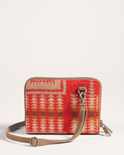 ALTERNATE VIEW OF HARDING CROSSBODY ORGANIZER IN CHILI RED image number 2