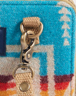 ALTERNATE VIEW OF HARDING CROSSBODY ORGANIZER IN TURQUOISE image number 3