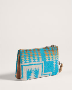 ALTERNATE VIEW OF HARDING THREE POCKET KEEPER IN TURQUOISE image number 2