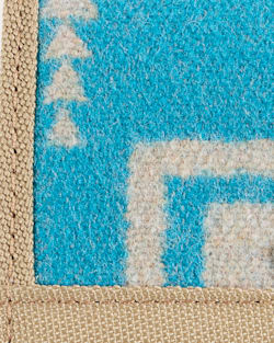 ALTERNATE VIEW OF HARDING TRIFOLD WALLET IN TURQUOISE image number 4