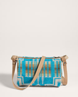 ALTERNATE VIEW OF HARDING BARREL BAG IN TURQUOISE image number 2