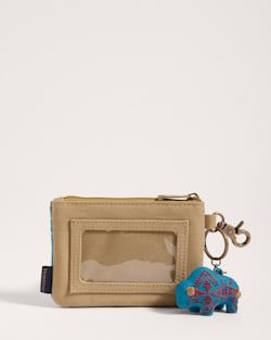 ALTERNATE VIEW OF HARDING ID POUCH IN TURQUOISE image number 2