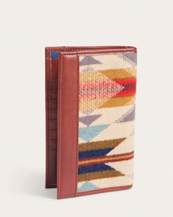 ALTERNATE VIEW OF WYETH TRAIL BIFOLD WALLET IN BEIGE image number 2