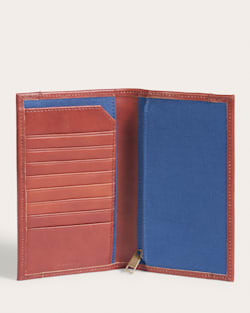 ALTERNATE VIEW OF WYETH TRAIL BIFOLD WALLET IN BEIGE image number 3