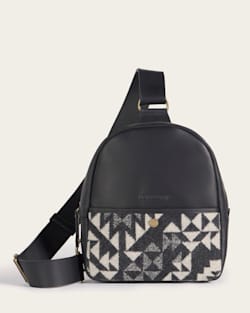 BLUE RIDGE MINI SLING BACKPACK IN BLACK MULTI image number 1