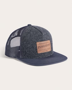 WOOL TRUCKER HAT IN CHARCOAL image number 1