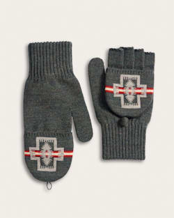 HARDING MERINO KNIT CONVERTIBLE MITTENS IN OLIVE image number 1