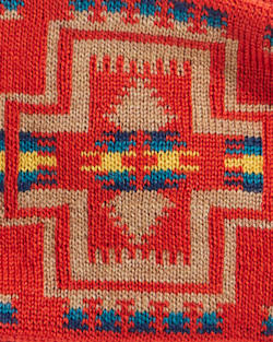 ALTERNATE VIEW OF HARDING FLEECE-LINED MERINO HEADBAND IN RED image number 2