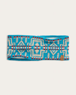 HARDING FLEECE-LINED MERINO HEADBAND IN TURQUOISE image number 1