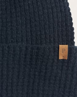 ALTERNATE VIEW OF MERINO WOOL WATCH CAP IN BLACK image number 2