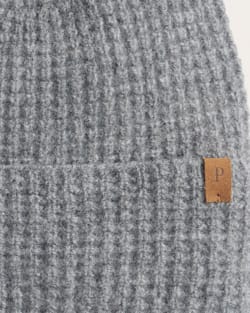 ALTERNATE VIEW OF MERINO WOOL WATCH CAP IN LIGHT HEATHER GREY image number 2