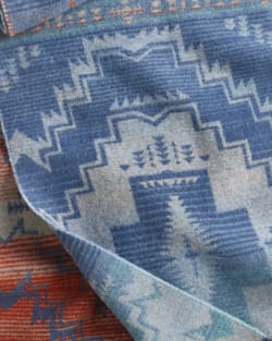 ALTERNATE VIEW OF HARDING STAR WOOL SCARF IN DUSK image number 2