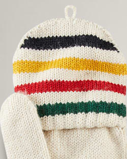 ALTERNATE VIEW OF GLACIER MERINO KNIT CONVERTIBLE MITTENS IN WHITE MULTI image number 3