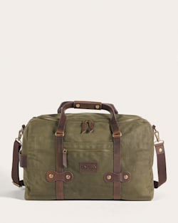 ODYSSEY WAXED CANVAS DUFFEL BAG IN OLIVE image number 1