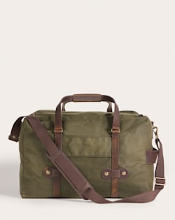 ALTERNATE VIEW OF ODYSSEY WAXED CANVAS DUFFEL BAG IN OLIVE image number 2