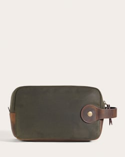 ALTERNATE VIEW OF ODYSSEY WAXED CANVAS TRAVEL KIT IN OLIVE image number 2