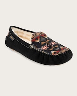 WOMEN'S NEHALEM SLIPPERS IN BLACK/RED image number 1