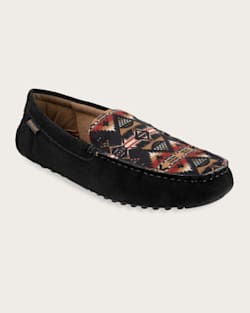 MEN'S NEHALEM SLIPPERS IN BLACK/RED image number 1