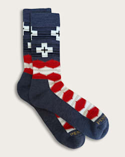 BRAVE STAR CREW SOCKS IN RED/WHITE/BLUE image number 1