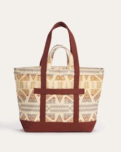 ALTERNATE VIEW OF ASTORIA CANVAS LARGE TOTE IN BRICK PONDEROSA image number 2