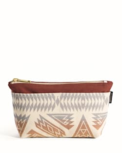 ASTORIA CANVAS ZIP POUCH IN BRICK PONDEROSA image number 1