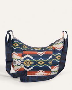 ALTERNATE VIEW OF CREEKSIDE EXPLORER CRESCENT BAG IN NAVY MULTI image number 2