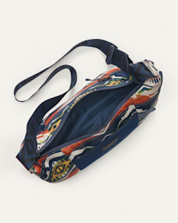 ALTERNATE VIEW OF CREEKSIDE EXPLORER CRESCENT BAG IN NAVY MULTI image number 3