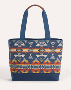 ALTERNATE VIEW OF NEHALEM COTTON CITY ZIP TOTE IN NAVY MULTI image number 2