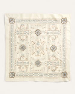 LAUREL GROVE EMBROIDERED BANDANA IN IVORY image number 1