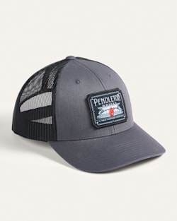 PENDLETON WHISKY FIVEL PANEL TRUCKER HAT IN GREY image number 1