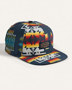 PRINTED SIX PANEL SNAPBACK HAT IN BLACK CHIEF JOSEPH image number 1