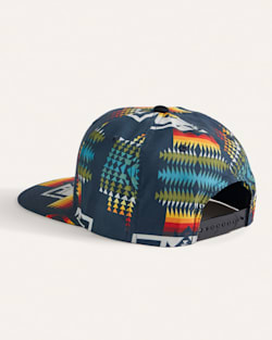 ALTERNATE VIEW OF PRINTED SIX PANEL SNAPBACK HAT IN BLACK CHIEF JOSEPH image number 2