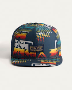 ALTERNATE VIEW OF PRINTED SIX PANEL SNAPBACK HAT IN BLACK CHIEF JOSEPH image number 3
