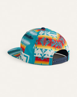 ALTERNATE VIEW OF YOUTH PRINTED SNAPBACK HAT IN TURQOUISE CHIEF JOSEPH image number 2