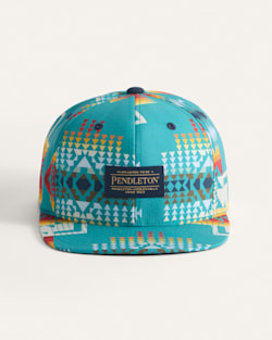 ALTERNATE VIEW OF YOUTH PRINTED SNAPBACK HAT IN TURQOUISE CHIEF JOSEPH image number 3