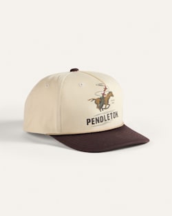 YOUTH COWBOY SNAPBACK HAT IN IVORY image number 1