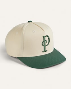 LETTERMAN FIVE PANEL SLIDEBACK HAT IN IVORY image number 1