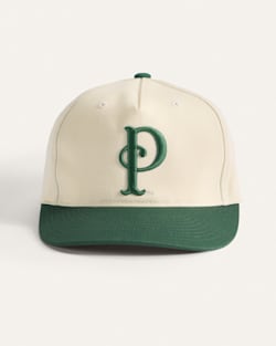 ALTERNATE VIEW OF LETTERMAN FIVE PANEL SLIDEBACK HAT IN IVORY image number 3