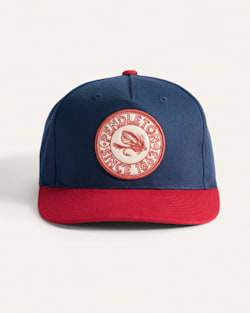 ALTERNATE VIEW OF FLY FISH FIVE PANEL SLIDEBACK HAT IN NAVY image number 3