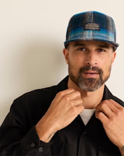 BOBBY RUIZ X PENDLETON PLAID FLAT BRIM HAT image number 4