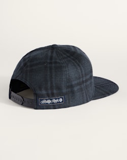 ALTERNATE VIEW OF BOBBY RUIZ X PENDLETON PLAID FLAT BRIM HAT IN BLACK SHADOW PLAID image number 2