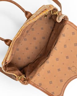 ALTERNATE VIEW OF LOOK WEST HANDBAG IN TAN HARDING image number 4