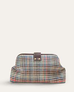 ALTERNATE VIEW OF CAMEL BRIGHTS HERITAGE CLUTCH IN MULTI CHECK image number 2