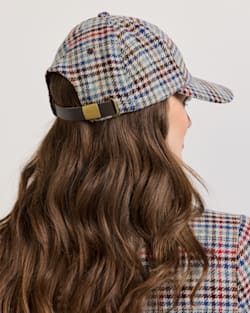 ALTERNATE VIEW OF CAMEL BRIGHTS HERITAGE WOOL HAT IN MULTI CHECK image number 4
