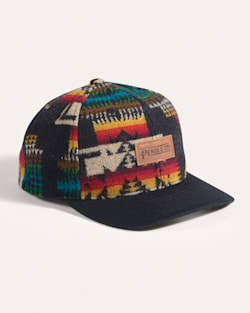 PENDLETON WOOL SIX PANEL HAT IN BLACK CHIEF JOSEPH image number 1