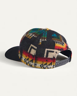 ALTERNATE VIEW OF PENDLETON WOOL SIX PANEL HAT IN BLACK CHIEF JOSEPH image number 2