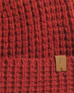 ALTERNATE VIEW OF LAMBSWOOL WATCH CAP IN CAYENNE image number 2