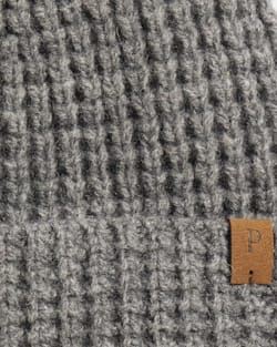 ALTERNATE VIEW OF LAMBSWOOL WATCH CAP IN LIGHT HEATHER GREY image number 2