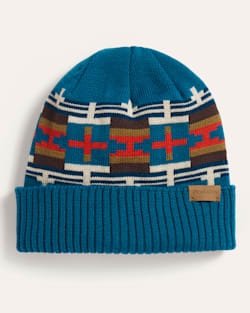 SHIPROCK MERINO BEANIE IN TEAL image number 1