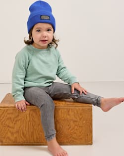 ALTERNATE VIEW OF CHILDREN'S PENDLETON BEANIE IN ELECTRIC BLUE image number 3